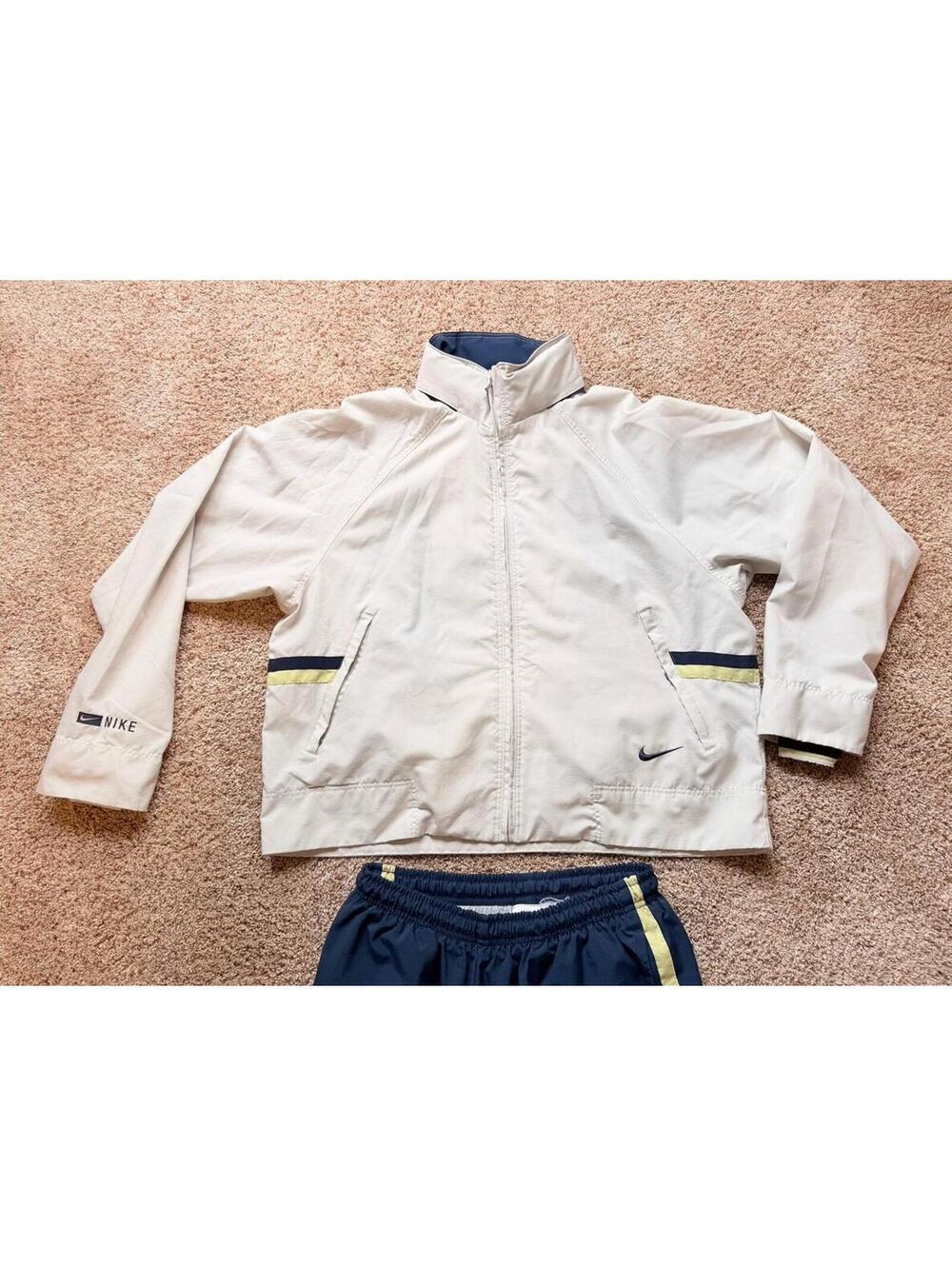 Nike F8 FGE Vintage Women's 90's Full Zip Hooded Jacket - Pants- L 12/14
